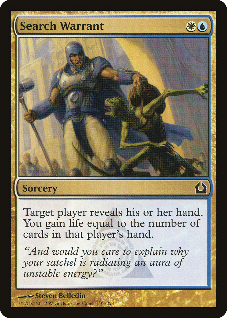 Search Warrant (193) Foil - Return to Ravnica
