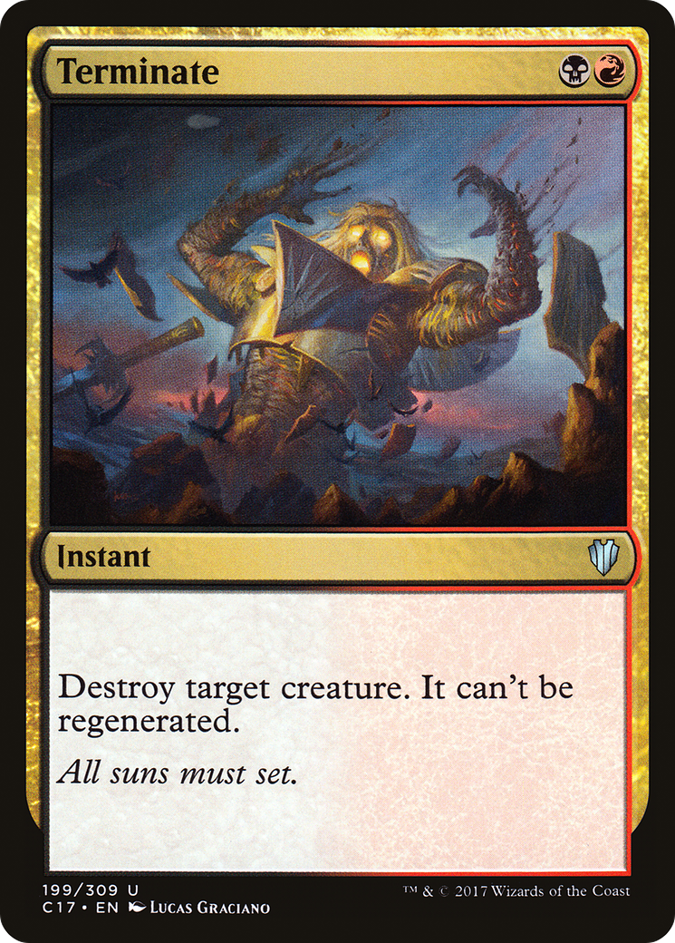 Terminate (199) - Commander 2017