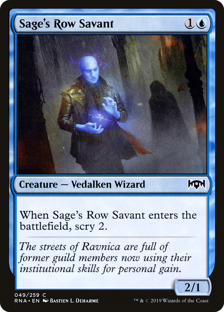 Sage's Row Savant (049) - Ravnica Allegiance