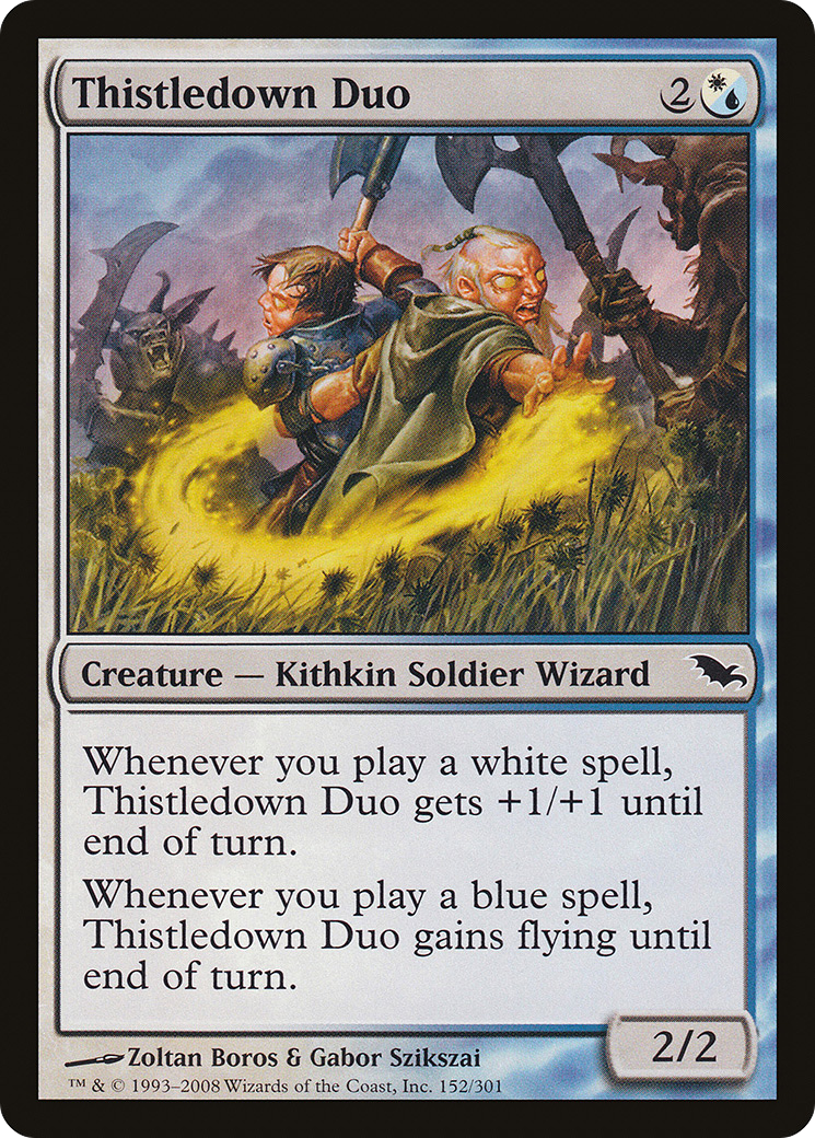 Thistledown Duo (152) Foil - Shadowmoor