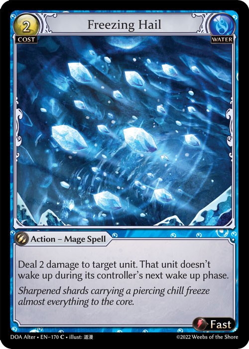 Freezing Hail (170) [Dawn of Ashes: Alter Edition] Foil