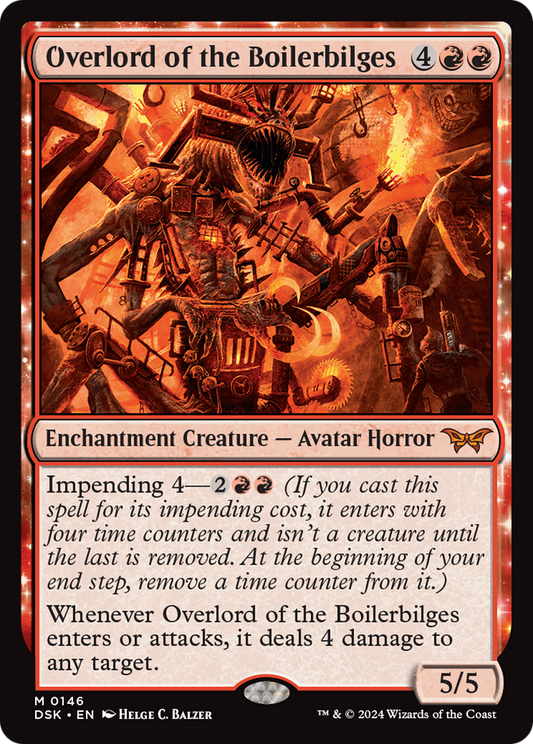 Overlord of the Boilerbilges [Duskmourn: House of Horror] Foil