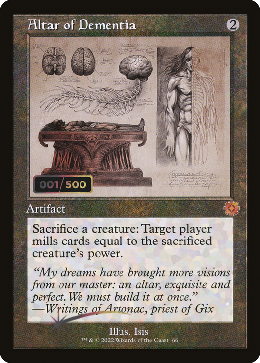 Altar of Dementia (Retro) (66z) Foil - The Brothers' War Retro Artifacts