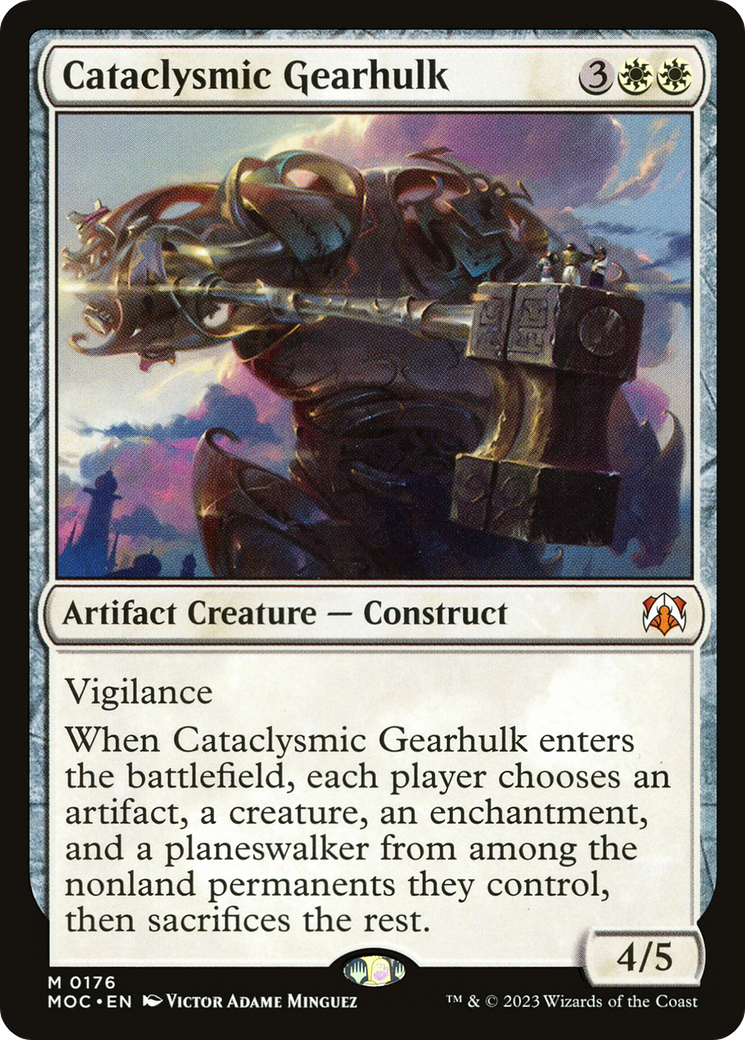 Cataclysmic Gearhulk [March of the Machine Commander]