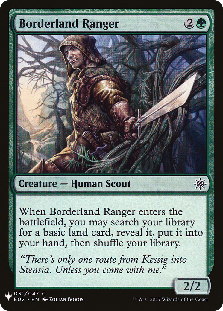 Borderland Ranger (E02-31) - The List