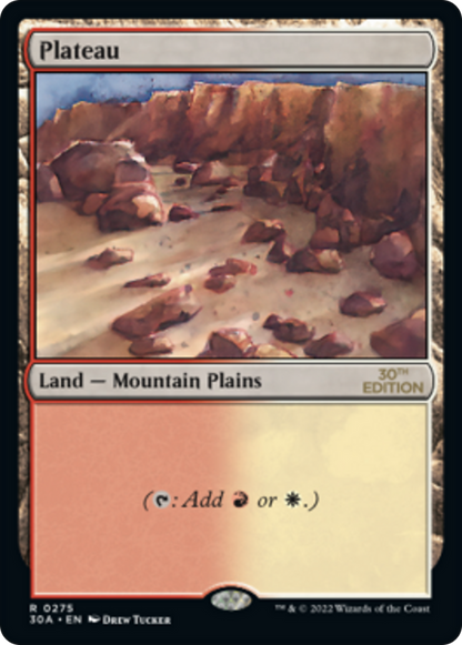 Plateau (275) - 30th Anniversary Edition