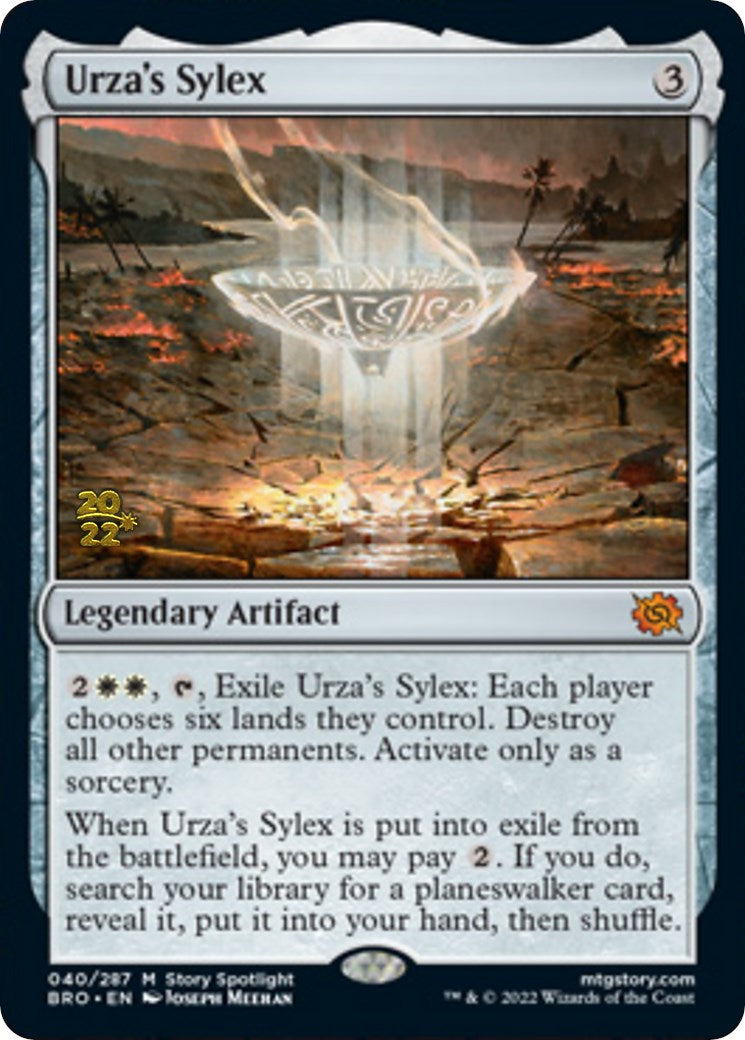 Urza's Sylex [The Brothers' War Prerelease Promos] | Silver Goblin