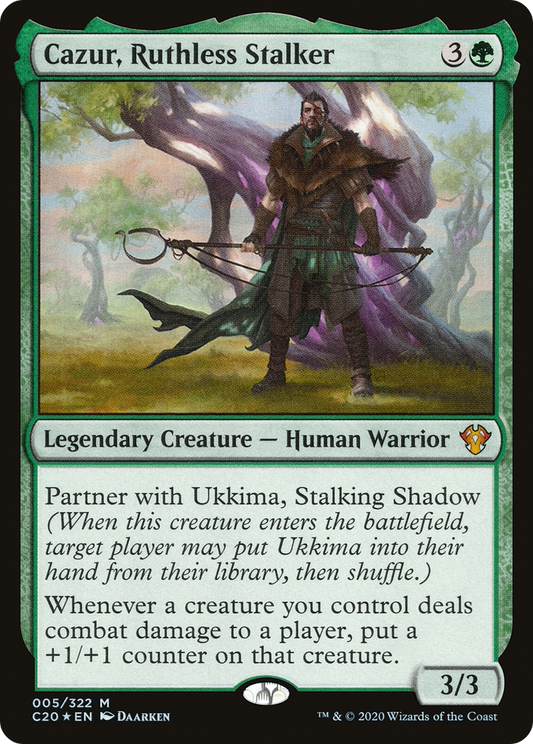 Cazur, Ruthless Stalker [Commander 2020] Foil