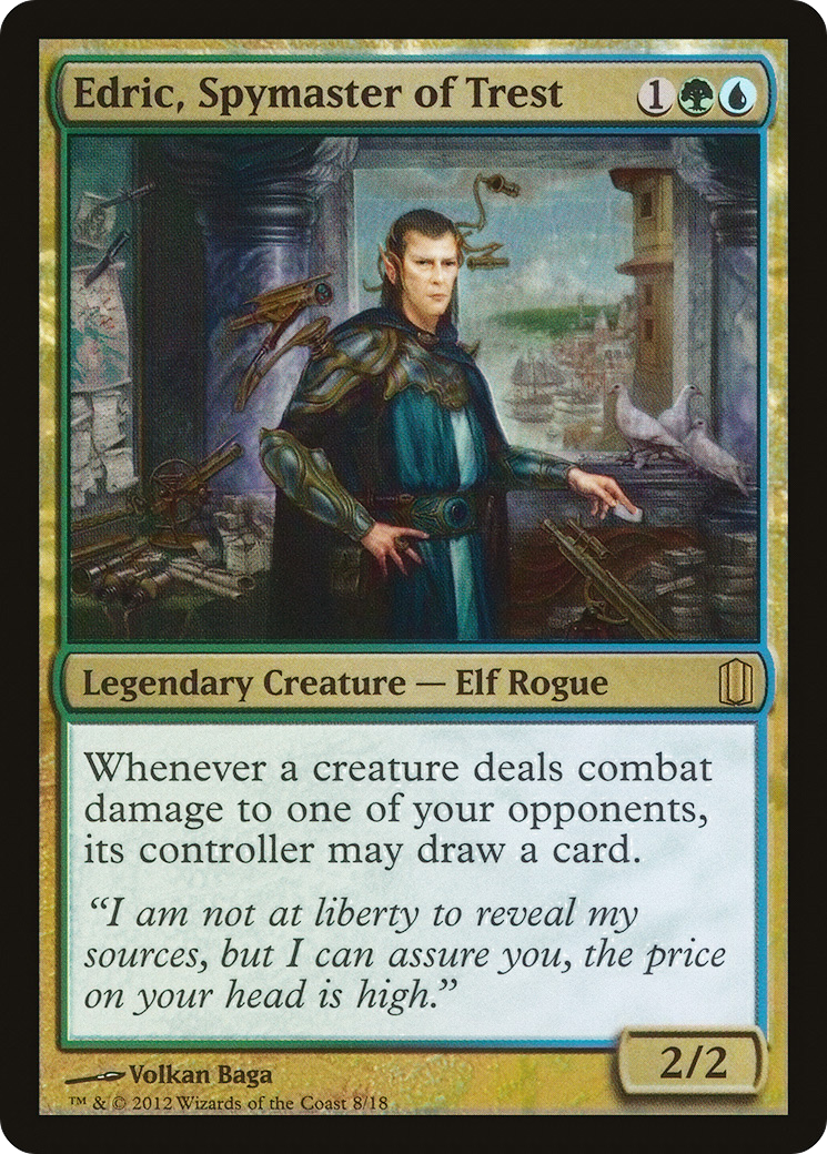 Edric, Spymaster of Trest (008) Foil - Commander's Arsenal