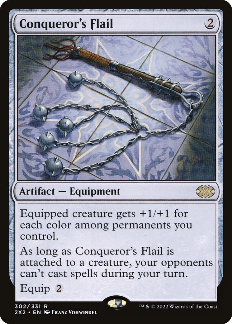 Conqueror's Flail (302) Foil - Double Masters 2022