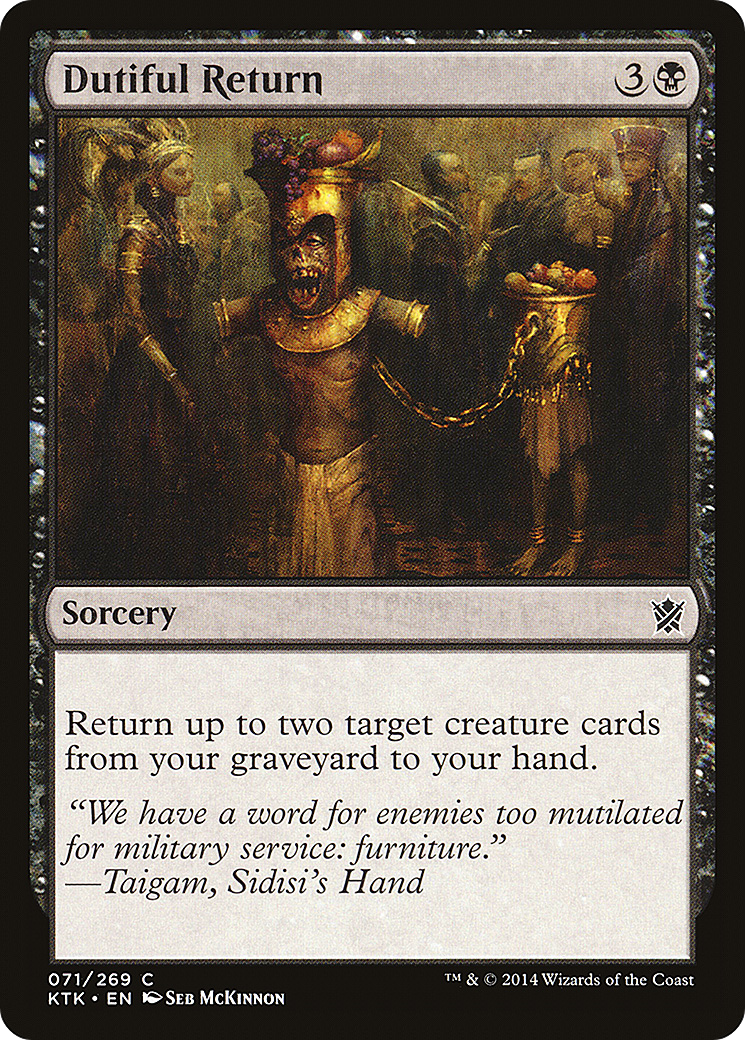 Dutiful Return (071) Foil - Khans of Tarkir