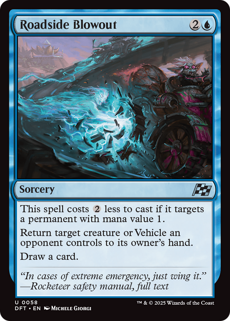 Roadside Blowout Foil (058) - Aetherdrift