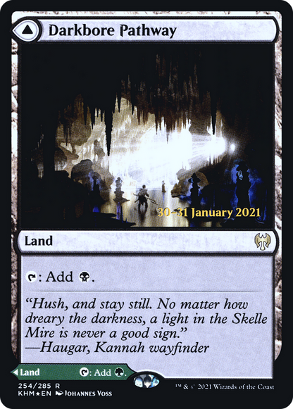 Darkbore Pathway // Slitherbore Pathway (254s) Foil - Kaldheim Promos
