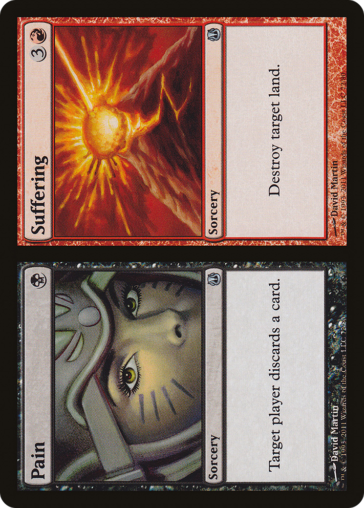 Pain // Suffering (072) - Duel Decks: Ajani vs. Nicol Bolas