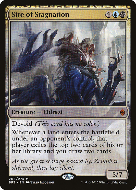 Sire of Stagnation (206) - Battle for Zendikar