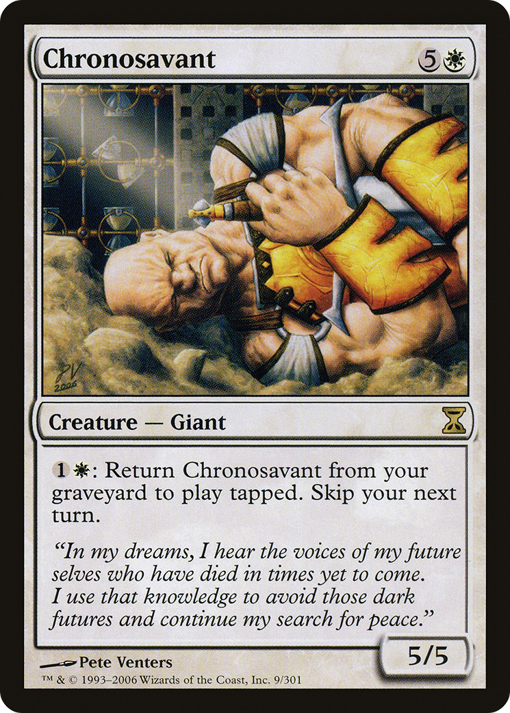 Chronosavant (009) Foil - Time Spiral