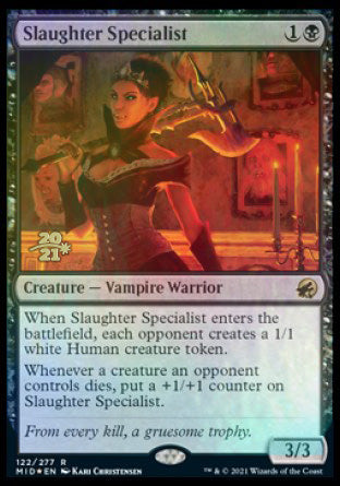 Slaughter Specialist [Innistrad: Midnight Hunt Prerelease Promos] | Silver Goblin