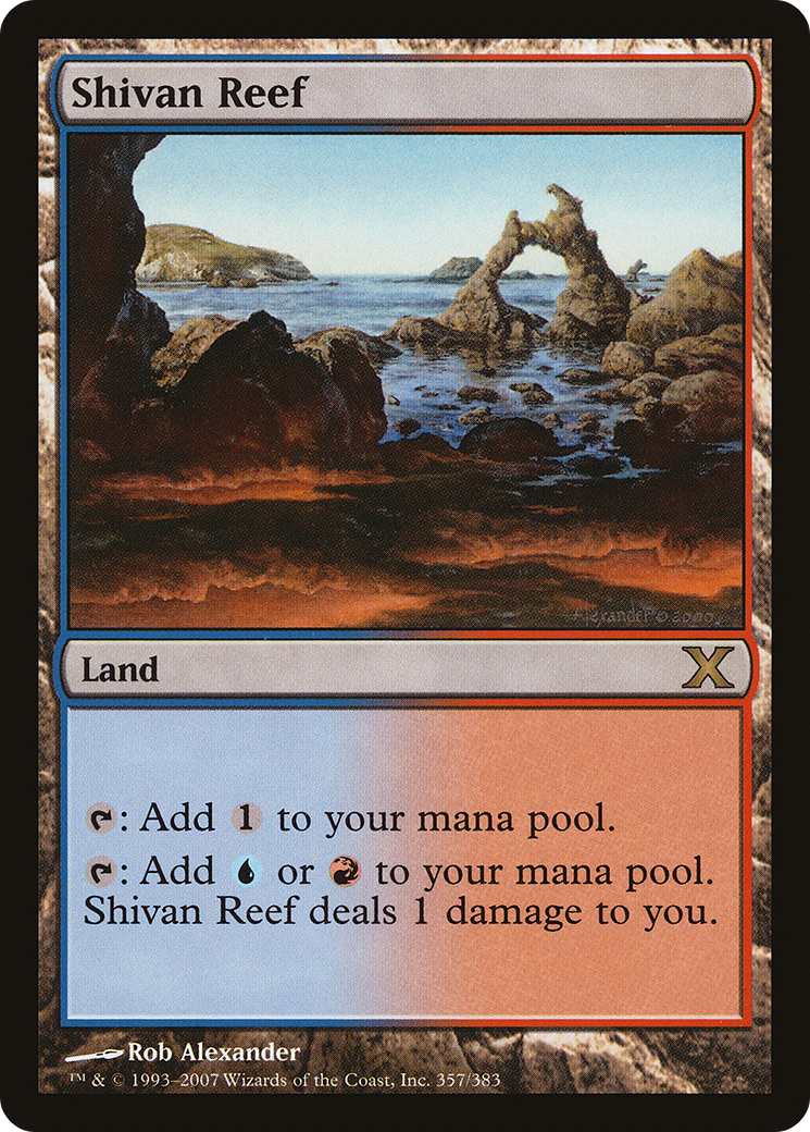 Shivan Reef (357) - Tenth Edition