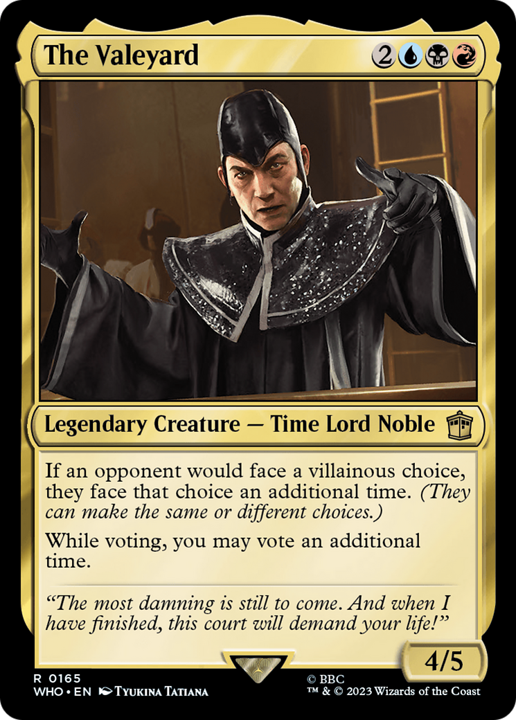 The Valeyard [Doctor Who] Foil
