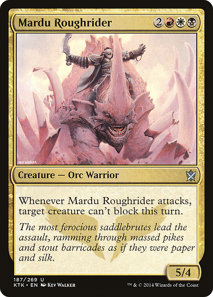 Mardu Roughrider (187) - Khans of Tarkir