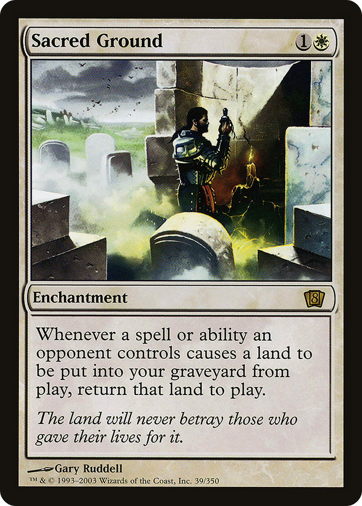 Sacred Ground (039) Foil - Eighth Edition
