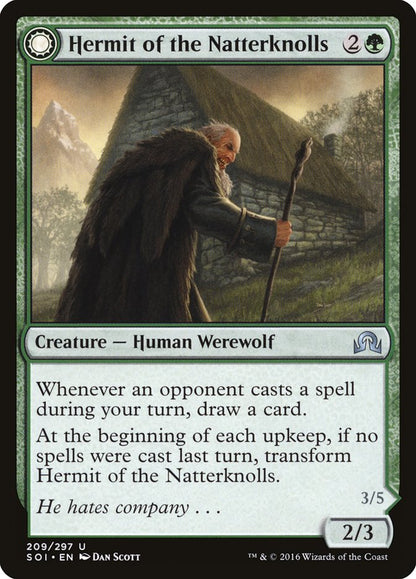 Hermit of the Natterknolls (209) Foil - Shadows over Innistrad