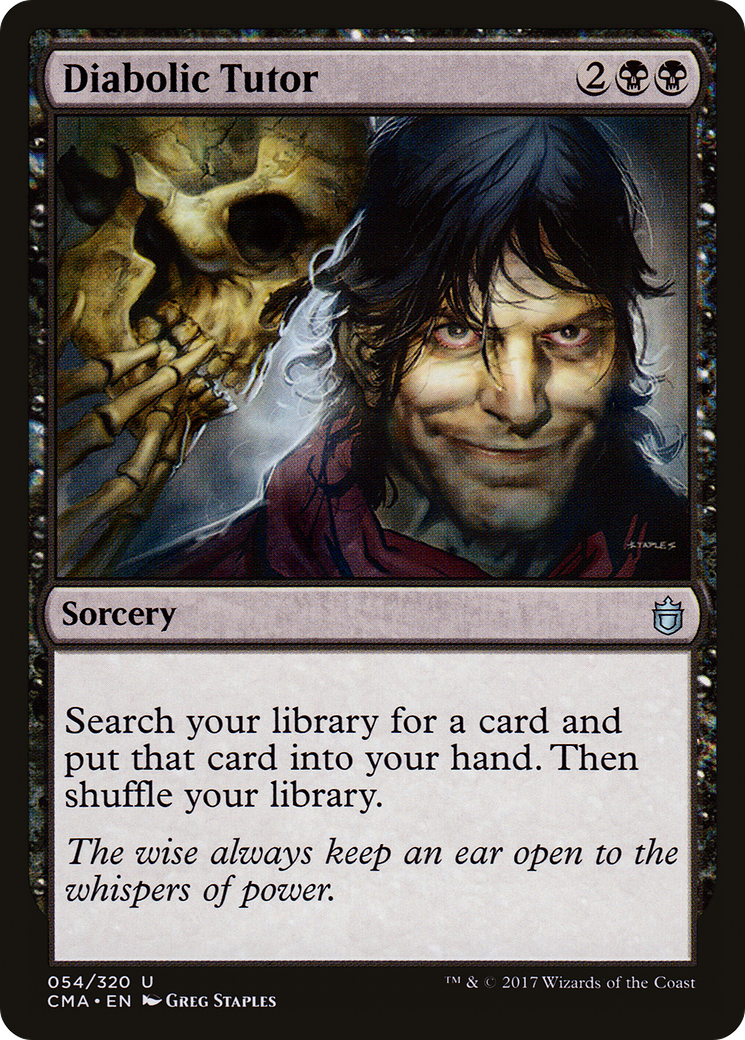 Diabolic Tutor (054) - Commander Anthology