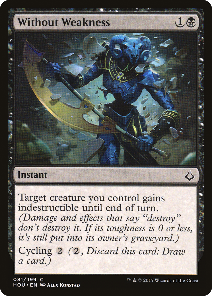 Without Weakness (081) Foil - Hour of Devastation