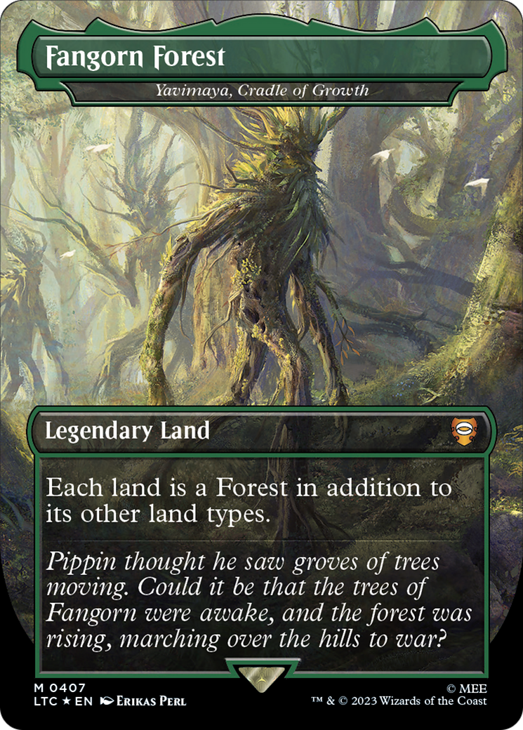 Fangorn Forest - Yavimaya, Cradle of Growth (Surge Foil Realms and Relics) [The Lord of the Rings: Tales of Middle-Earth Commander] | Silver Goblin