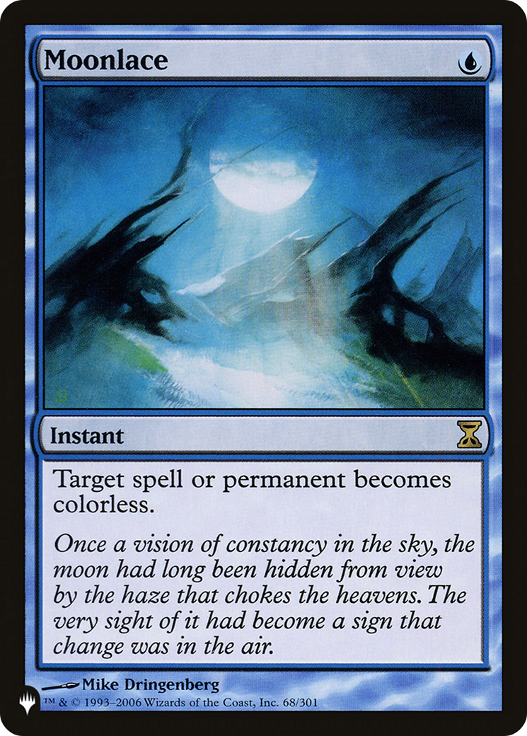 Moonlace (TSP-68) - The List