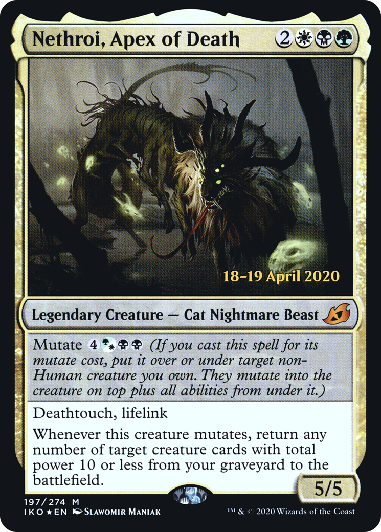 Nethroi, Apex of Death (197) Foil - Ikoria: Lair of Behemoths Promos