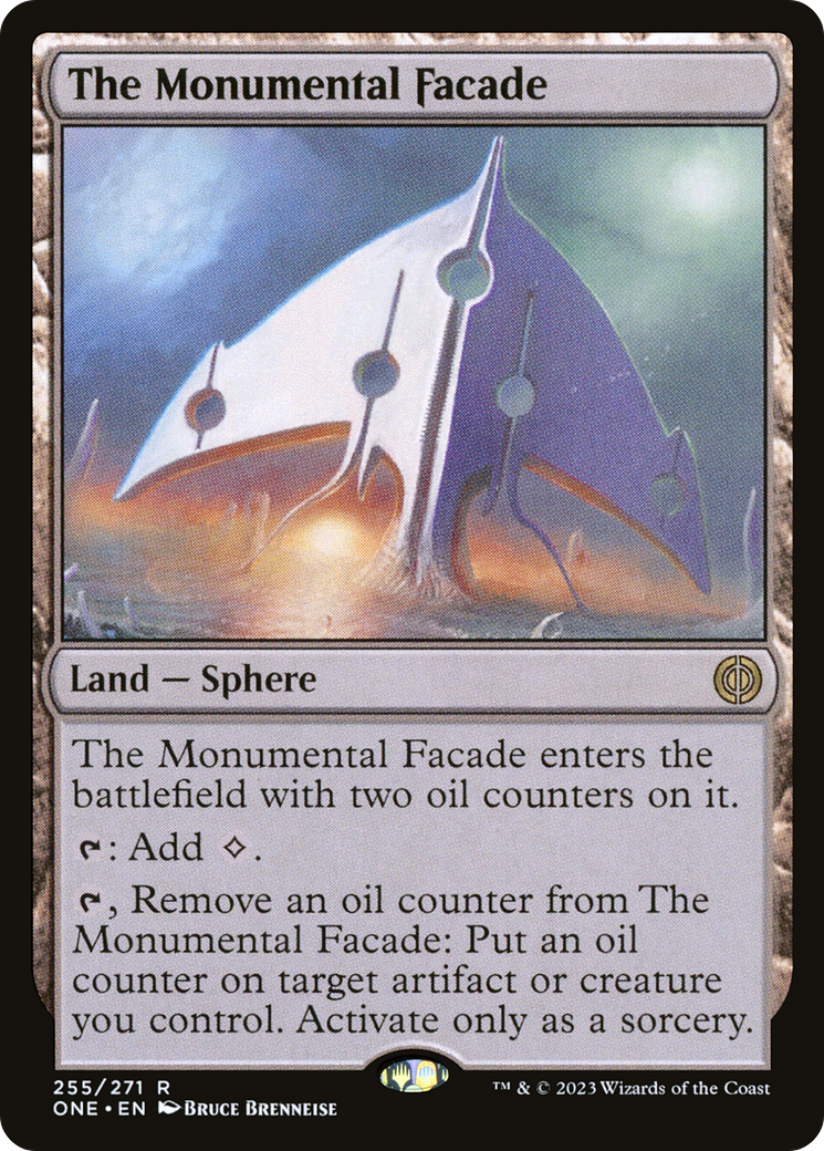 The Monumental Facade (255) Foil - Phyrexia: All Will Be One