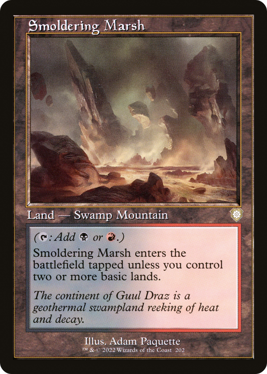 Smoldering Marsh (Retro) (202) - The Brothers' War Commander