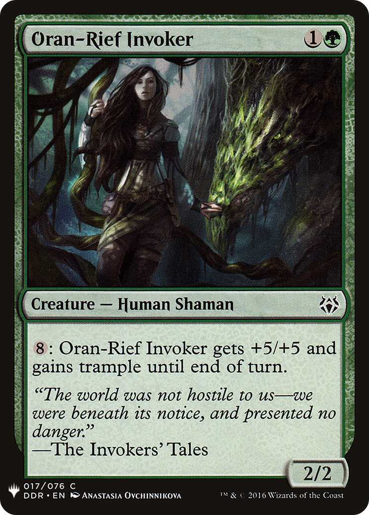 Oran-Rief Invoker (DDR-17) - The List