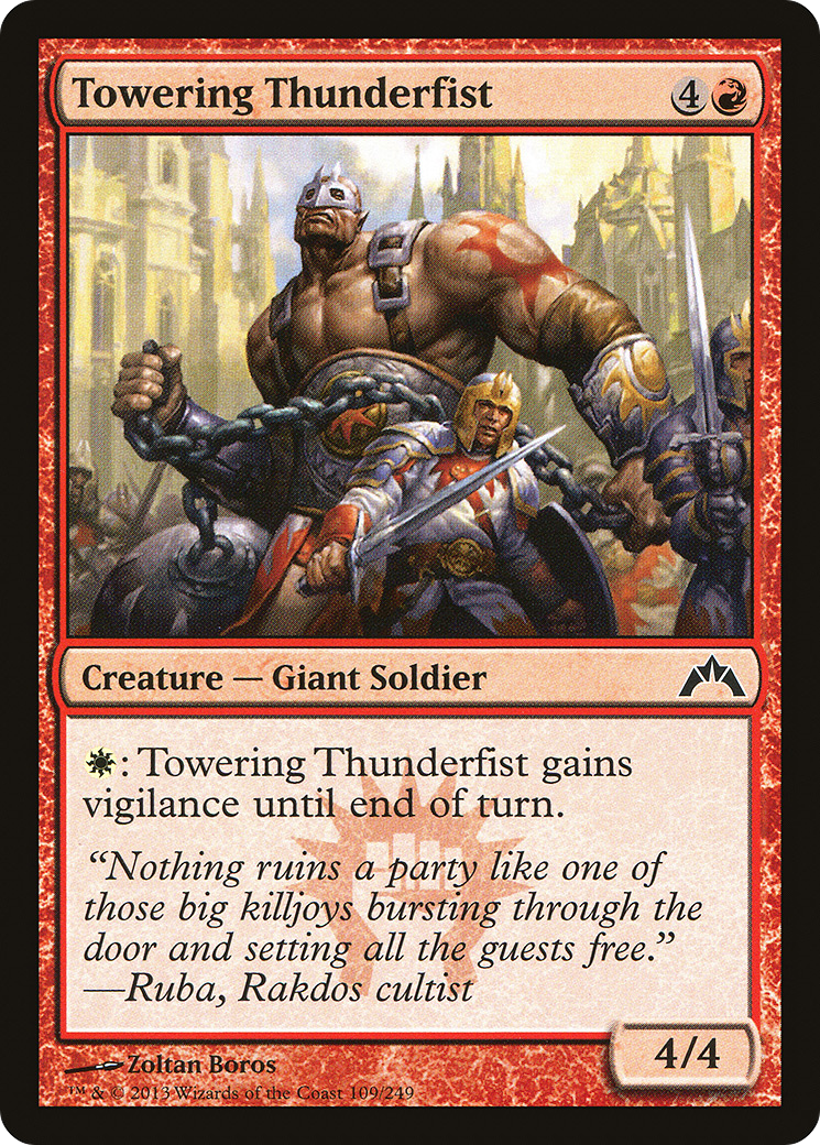 Towering Thunderfist (109) - Gatecrash