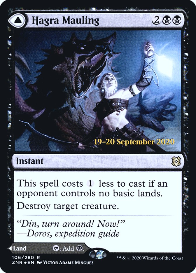 Hagra Mauling (106) Foil - Zendikar Rising Promos