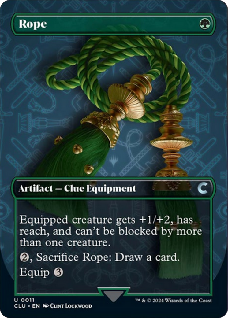 Rope (Borderless) [Ravnica: Clue Edition] | Silver Goblin