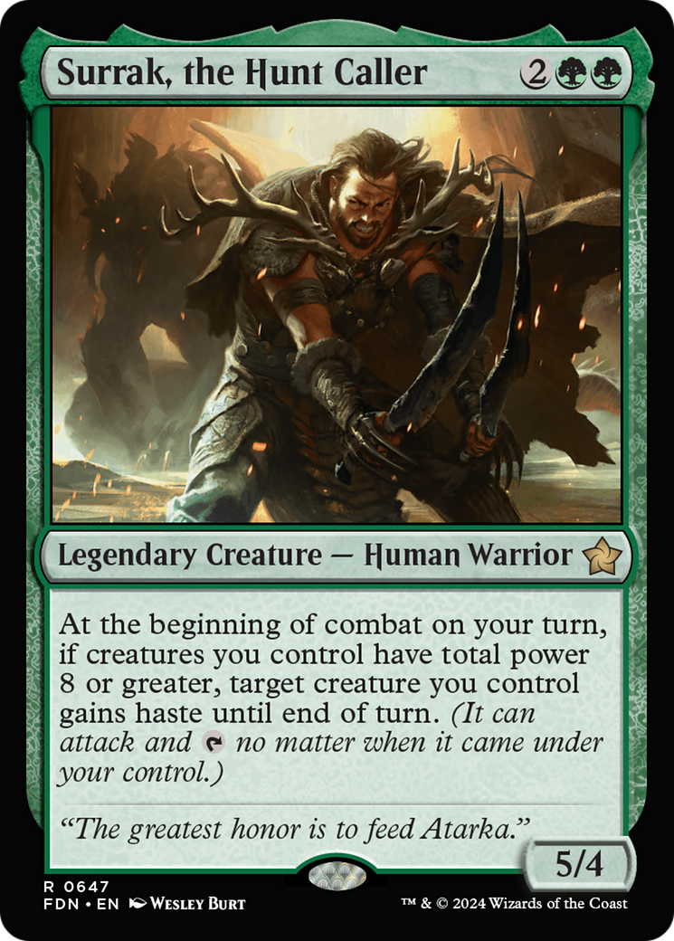 Surrak, the Hunt Caller (647) - Foundations