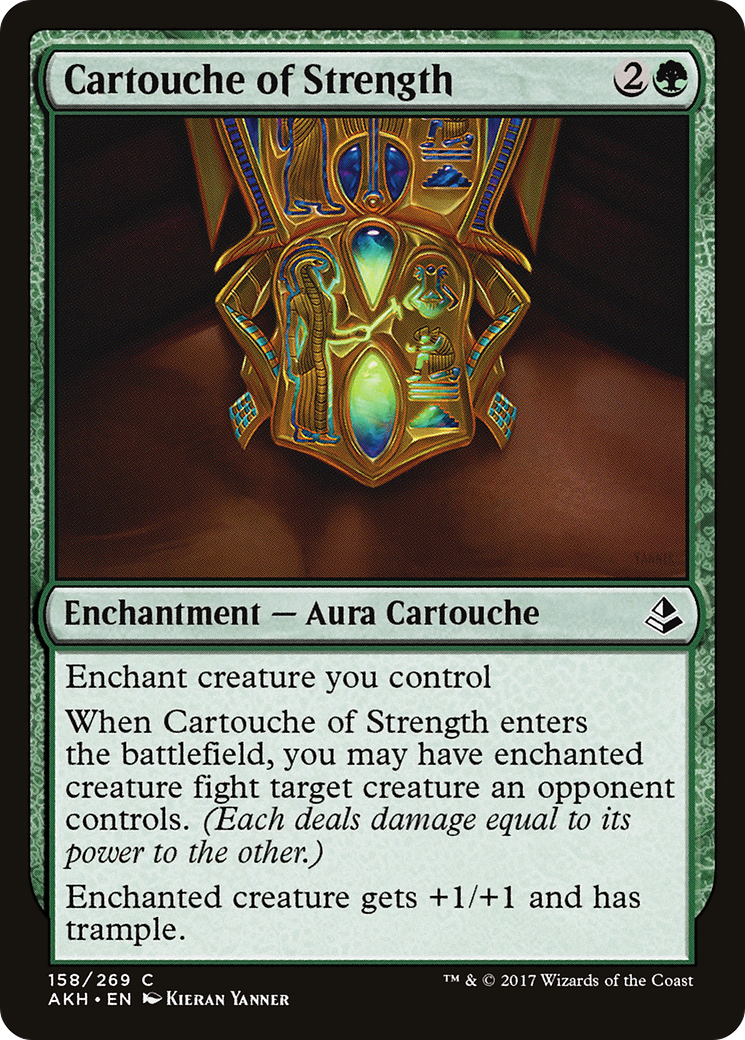 Cartouche of Strength [Amonkhet] Foil