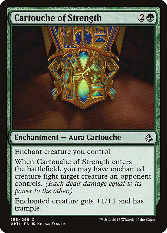 Cartouche of Strength [Amonkhet] Foil