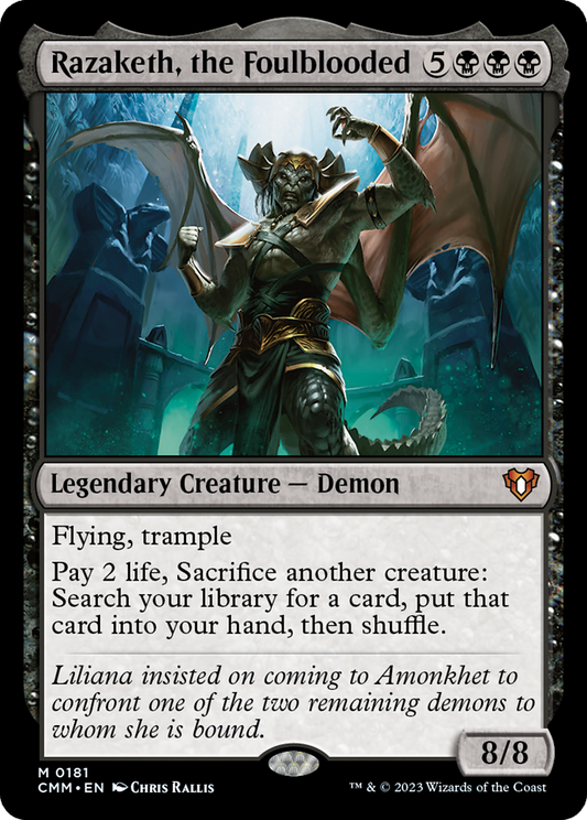 Razaketh, the Foulblooded [Commander Masters] Foil