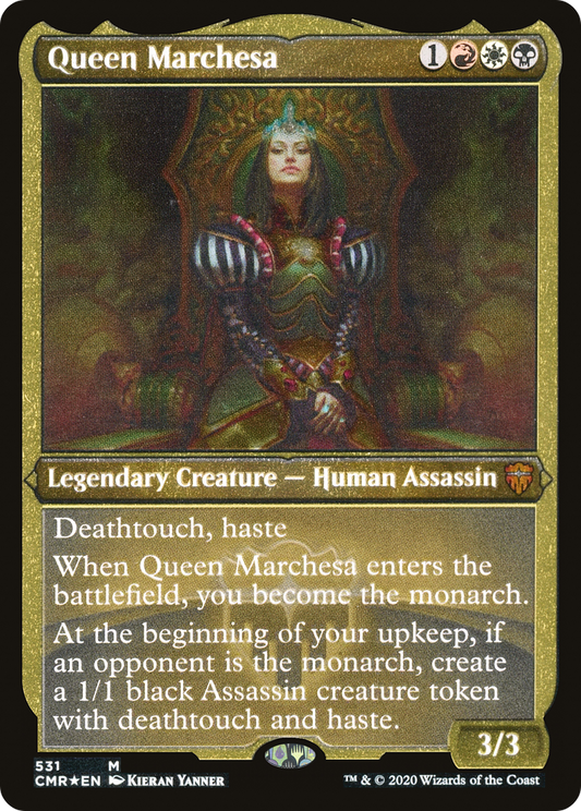 Queen Marchesa (531) Etched - Commander Legends