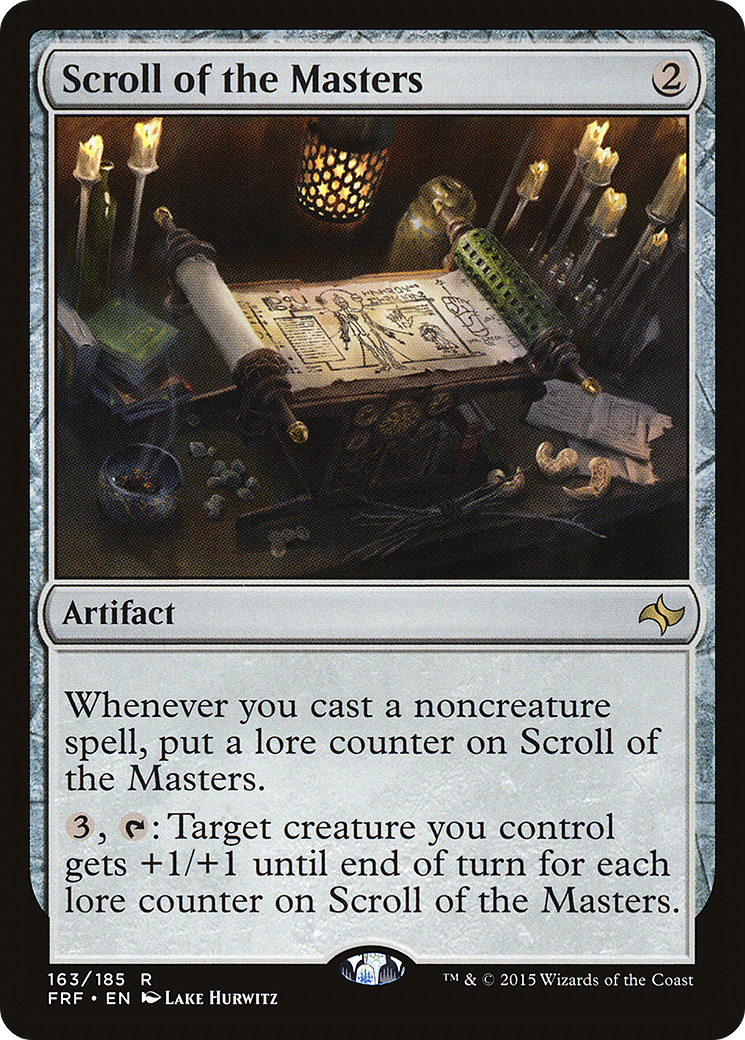 Scroll of the Masters (163) Foil - Fate Reforged