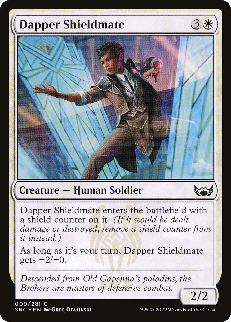 Dapper Shieldmate (009) Foil - Streets of New Capenna