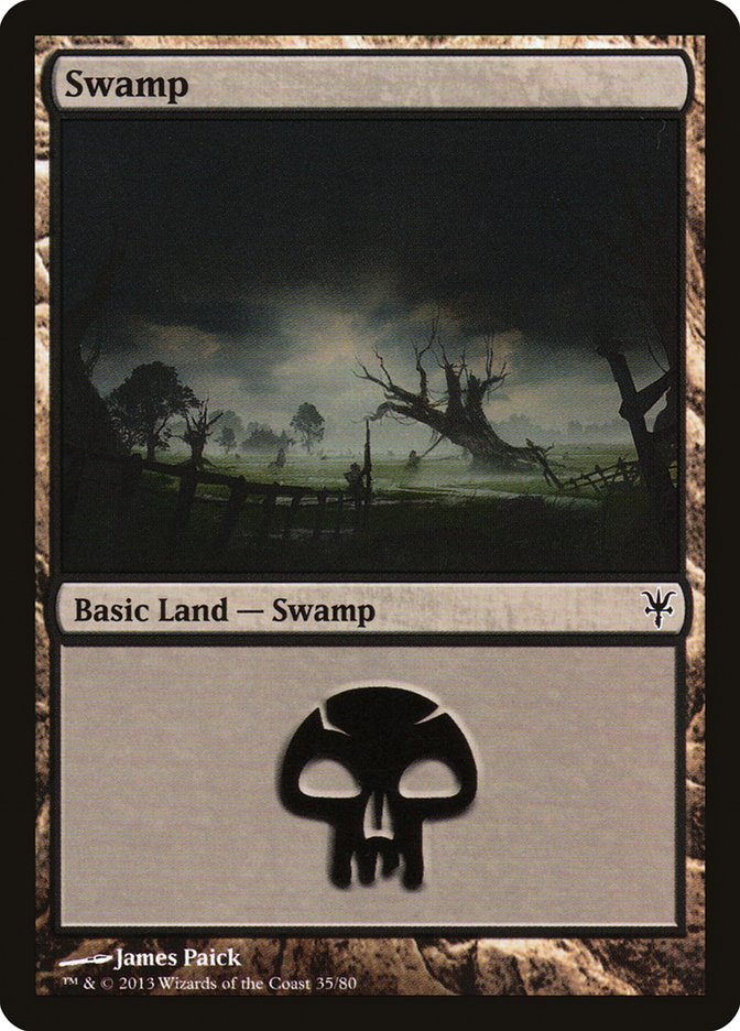 Swamp (35) [Duel Decks: Sorin vs. Tibalt] | Silver Goblin