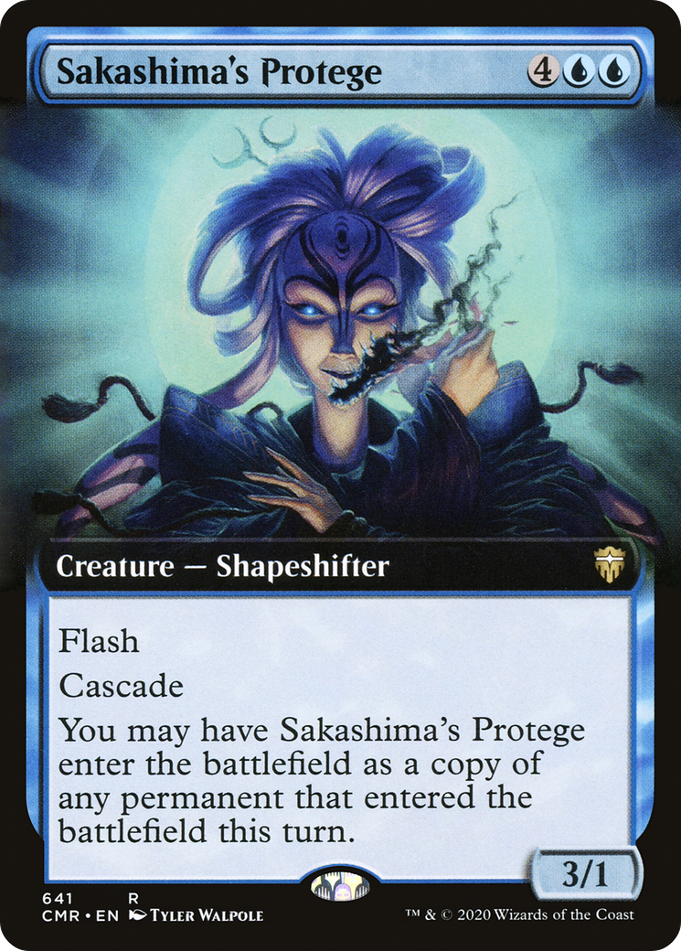 Sakashima's Protege (Extended Art) (641) Foil - Commander Legends