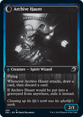 Overwhelmed Archivist // Archive Haunt [Innistrad: Double Feature] | Silver Goblin