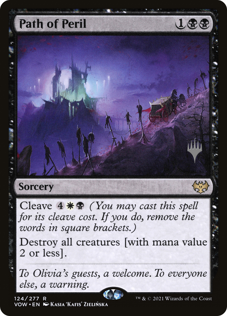 Path of Peril (124p) Foil - Innistrad: Crimson Vow Promos