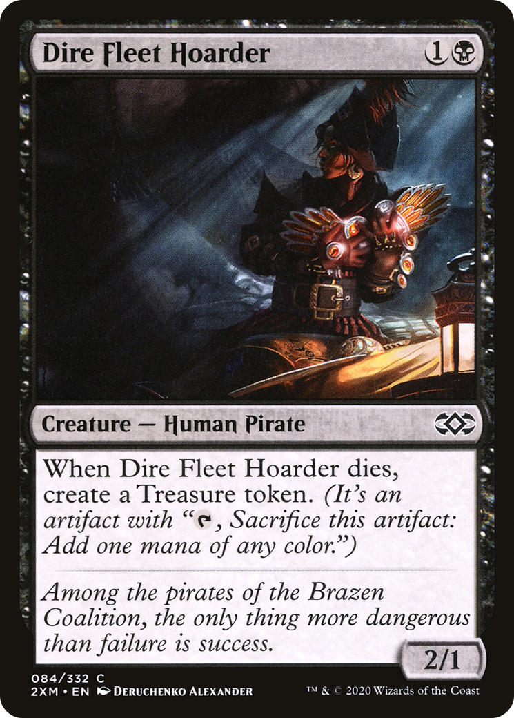 Dire Fleet Hoarder (084) Foil - Double Masters