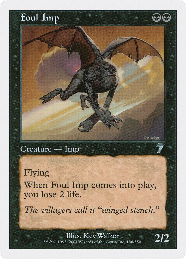 Foul Imp (136) - Seventh Edition
